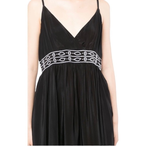 SOLID & Striped The Ariel Midi Maxi Sleeveless Embroidered Dress Size Small NEW - Picture 4 of 10
